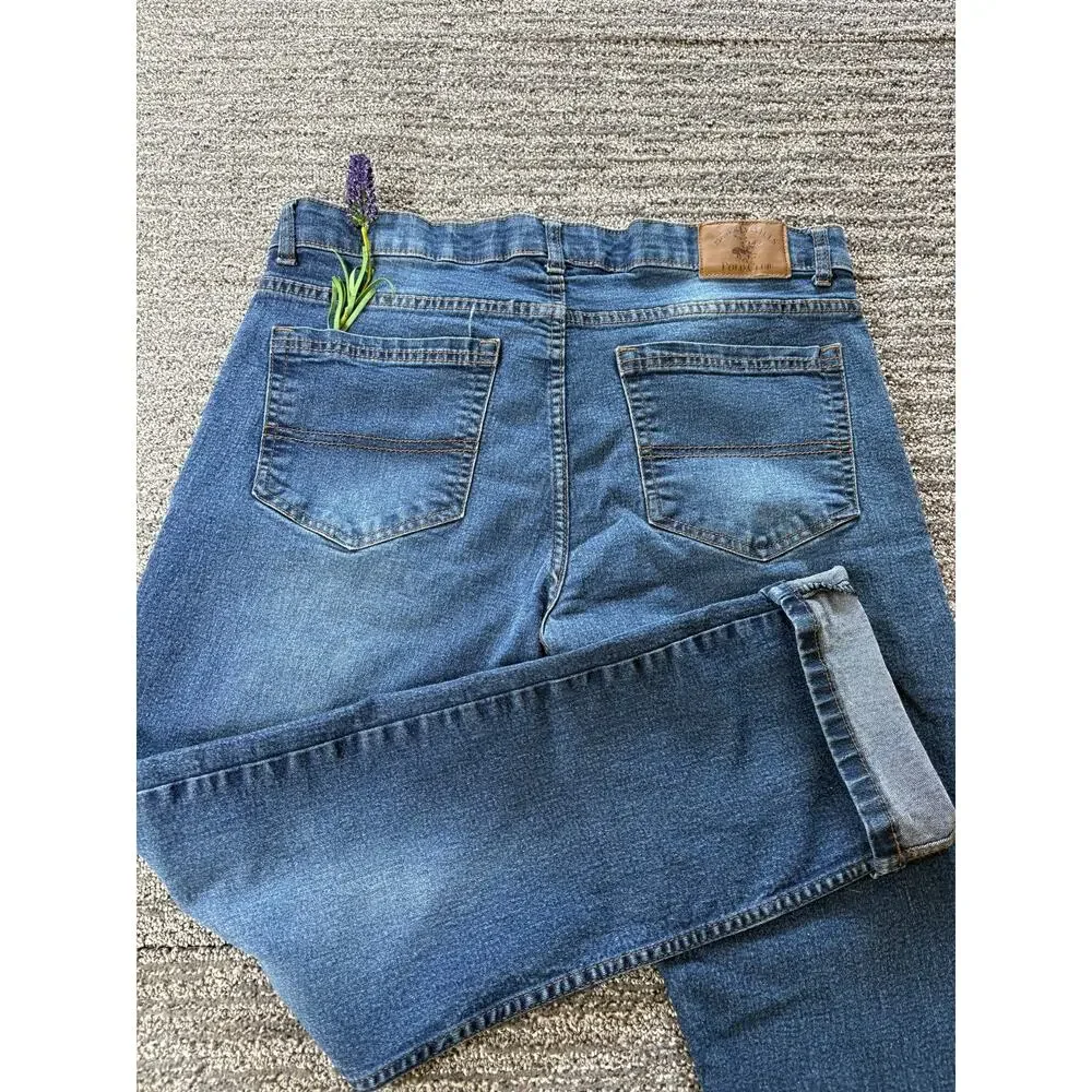 US Polo Mens Blue Jeans 36/30 Straight Fit